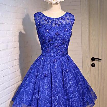 Short Custom Homecoming Dress,lace Homecoming..