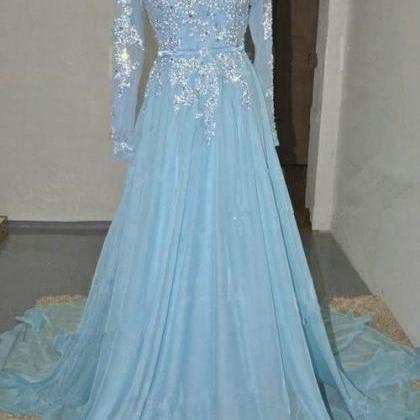 Long Sparkly Prom Dress,custom Prom Dress, Long..