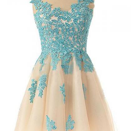 Short Bridesmaid Dress, Lace Bridesmaid..
