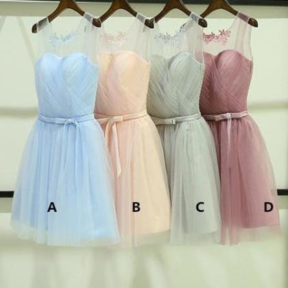 Short Bridesmaid Dress, Different Color Bridesmaid..