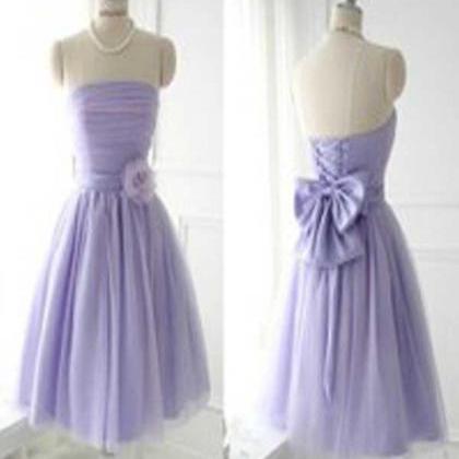 Short Bridesmaid Dresses,lilac Bridesmaid..