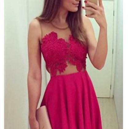 Short Homecoming Dress,blush Red Homecoming..