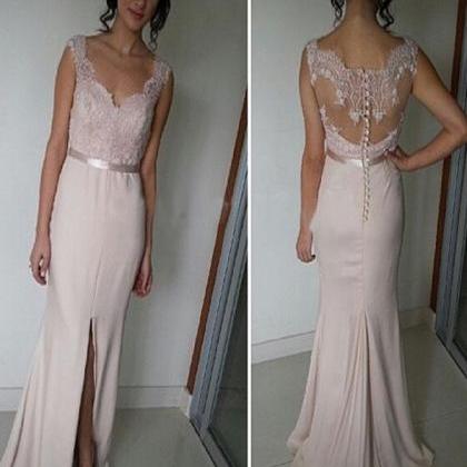 Long Custom Prom Dress,pink Prom Dress, Prom Dress..