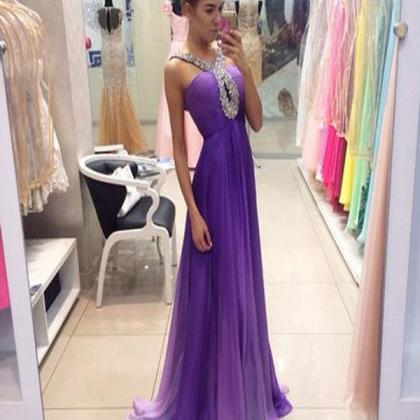 Purple Prom Dress, A-line Prom Dress, Prom Dress..