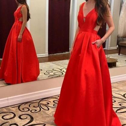 Red Prom Dress,prom Gown, Prom Dress Ball Gown,..