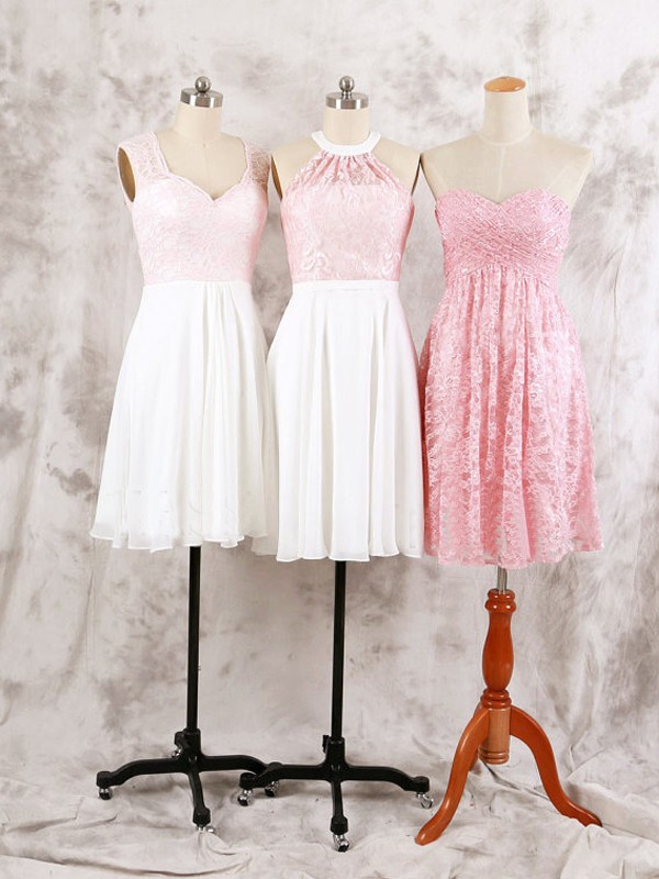 Short Bridesmaid Dress, Lace Bridesmaid Dress, Mismatched Bridesmaid Dresses, Pink Bridesmaid Dress, Bridesmaid Dress, Bridesmaid Dress For