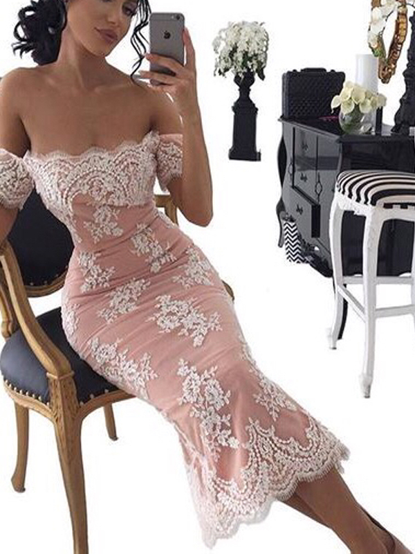 Sexy Champagne Lace Prom Dress, Charming Prom Dress, Woman Dress, Woman Lace Dress, Short Evening Dress, Vintage Prom Dresses. Pd0121149