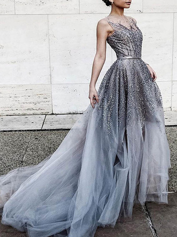 Long Prom Dress,prom Dress Ball Gown, Beaded Prom Dress, Sparkly Prom Dress, Charming Prom Dress, Junior Prom Dress, 2017 Prom Dress, Prom