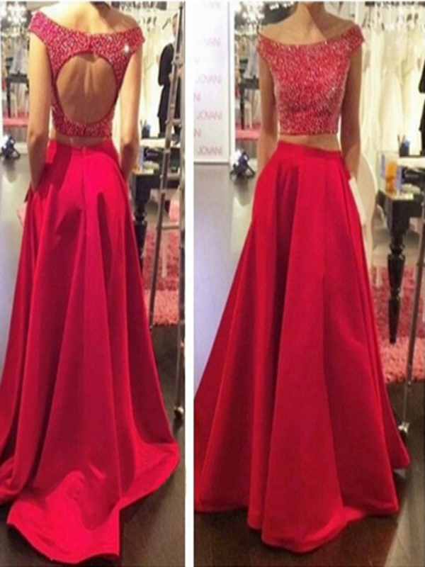 Long Custom Prom Dress,red Prom Dress,off Shoulder Prom Dress,prom ...