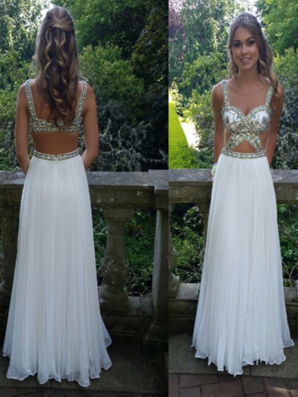 High Quality Prom Dress,aline Prom Dress,chiffon Prom Dress,beading